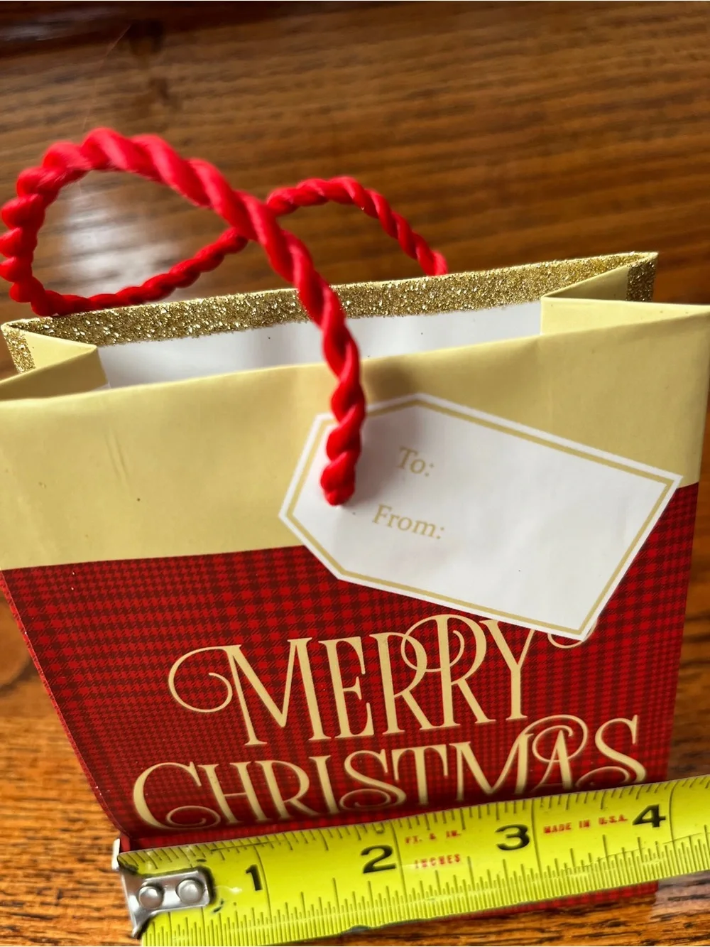 Design Focus Holiday Christmas Gift Bags